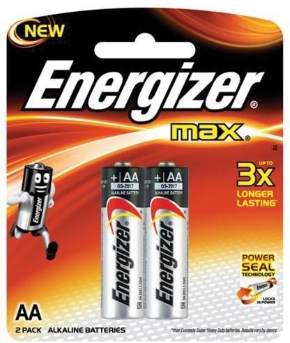 Energizer Alkaline AA 2PK