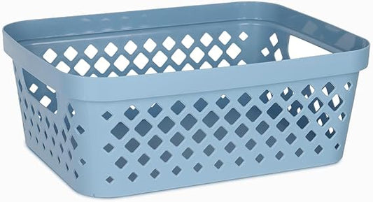 GLAD STORAGE BASKET 2GAL/9L MARINA BLUE w/ SIOC