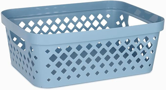 GLAD DIAMOND STORAGE BASKET 2GAL/10.5L MARINA BLUE