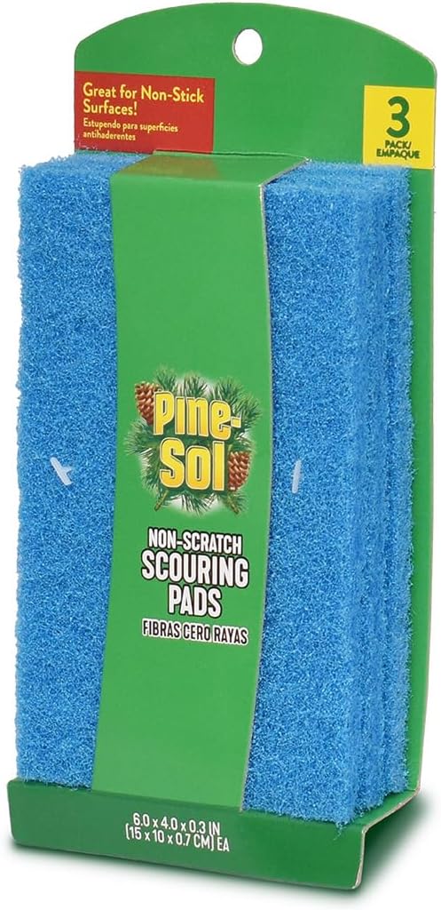 PINE-SOL NON-SCRATCH  SCOURING PAD 3PK