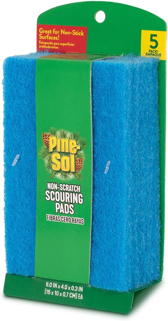 PINESOL NON-SCRATCH  SCOURING PAD 5PK
