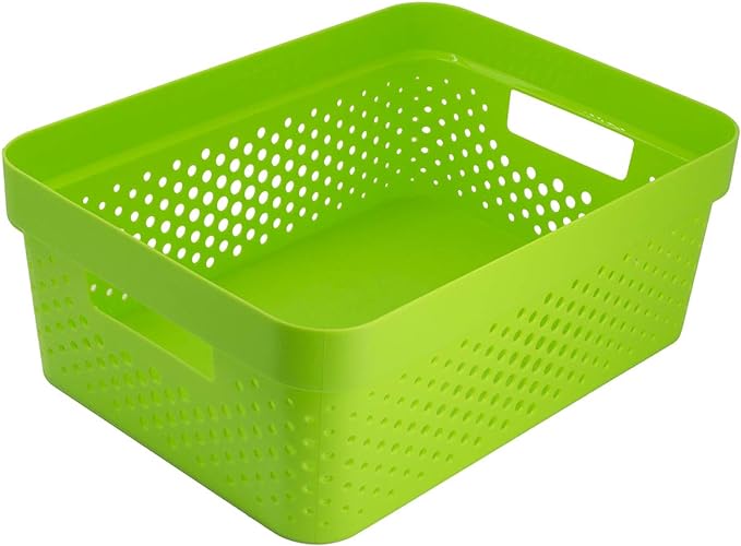 GLAD STORAGE BASKET 2GAL/9L GREEN w/ SIOC