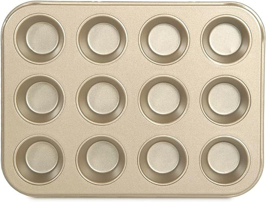 GLAD PREM GOLD 12 COUNT NINIMUUFFIN PAN 10.4X7.7X0.8IN (REF. GLD-780210)