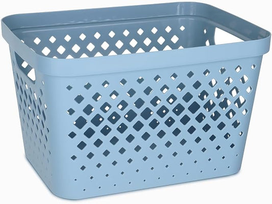 GLAD DIAMOND STORAGE BASKET 4GAL/16.5L MARINA BLUE