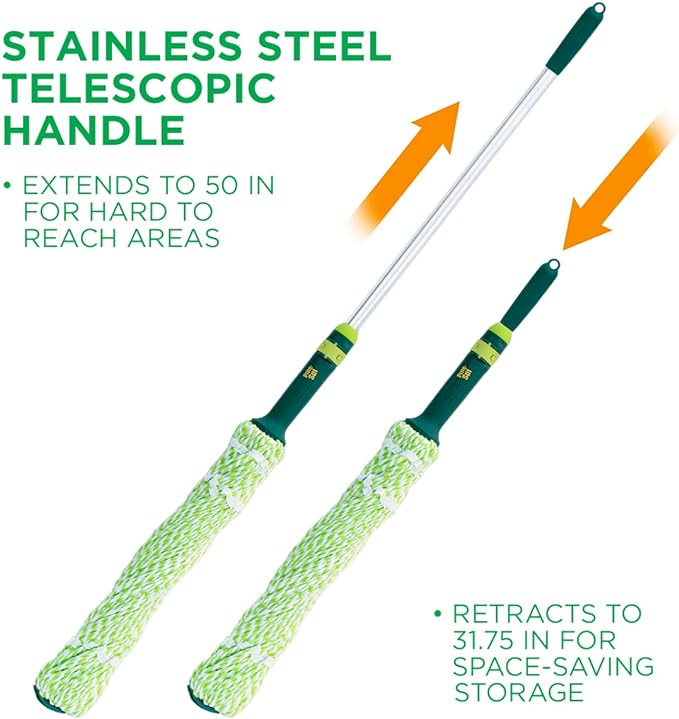 PINE-SOL MICROFIBER TWIST MOP SS TELESCOPIC HANDLE w/inner bag