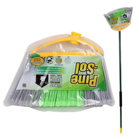 PINE-SOL 3UNBO GARAGE/OUTDOOR ANGLE BROOM  W EVA