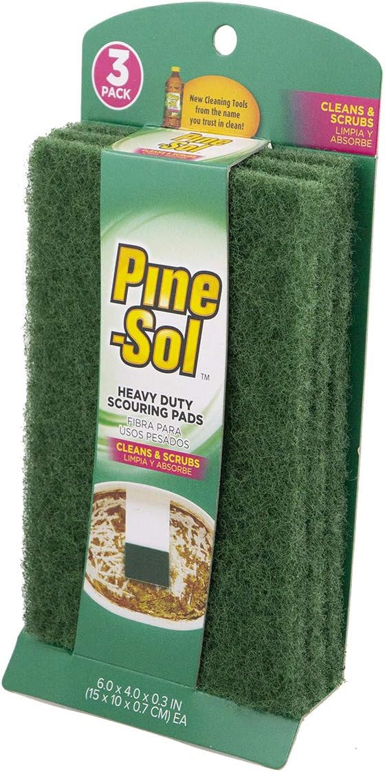 PINESOL HEAVY DUTY SCOURING PAD 3PK