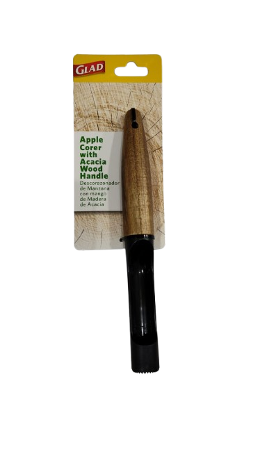 GLAD APPLE CORER W/ ACACIA WOOD HANDLE