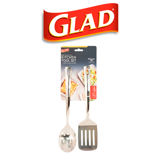GLAD HOSTES 13" SS 2PC KITCHEN TOOLS SET