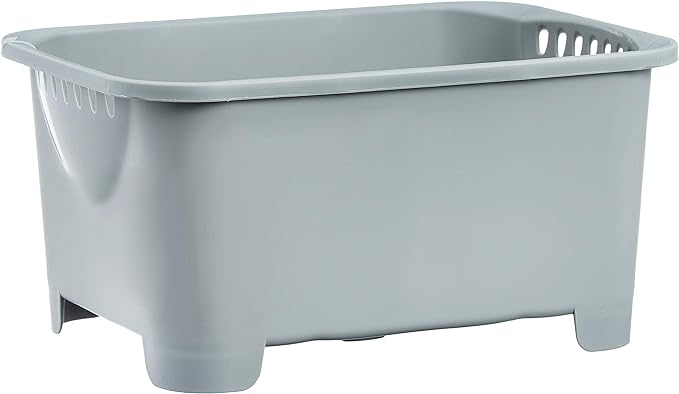 GLAD MULTI PURPOSE  WASH BASIN W/ DRAINER GREY