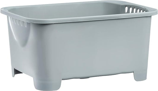 GLAD MULTI PURPOSE  WASH BASIN W/ DRAINER GREY