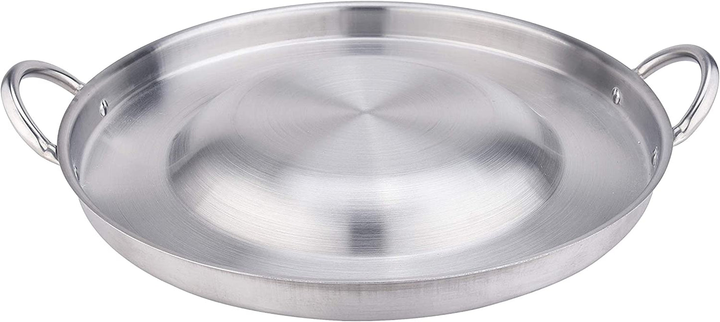 RYB 54cm Heavy Duty Stainless Steel Convex Comal