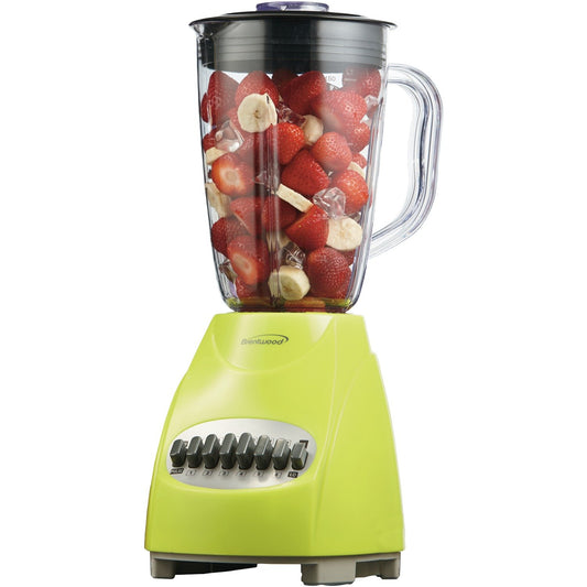 Brentwood 12-Speed + Pulse Blender, Green