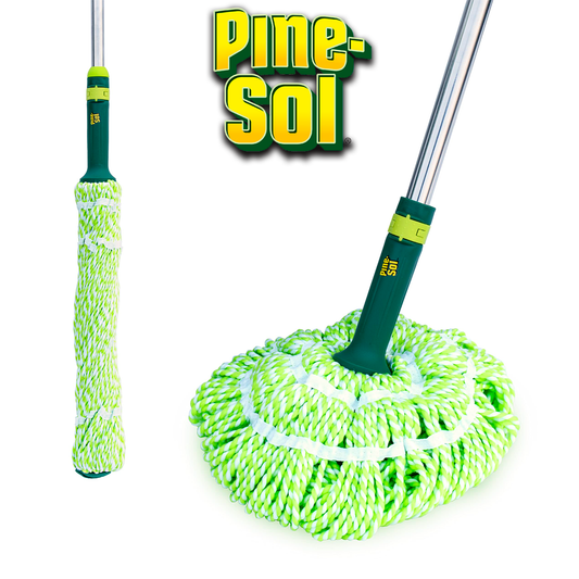 PINE-SOL MICROFIBER TWIST MOP SS TELESCOPIC HANDLE w/inner bag