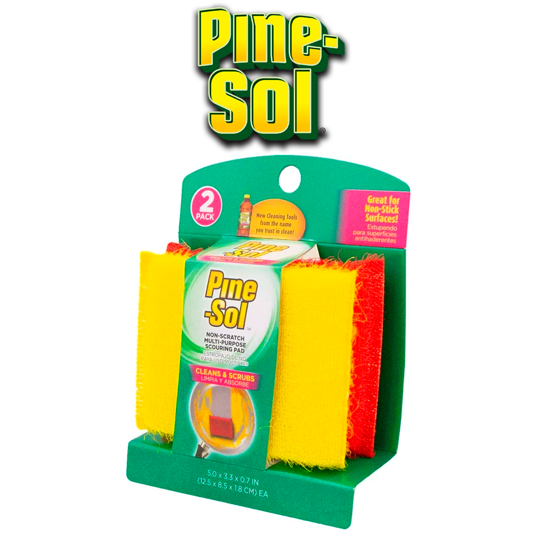 PINE-SOL NON-SCRATCH  MULTI- PURPOSE SCOURING PAD 2PK