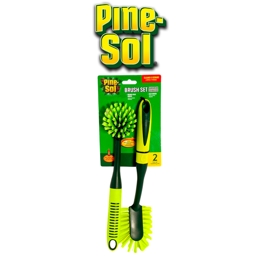 PINESOL CLEANING BRUSH 2PC SET