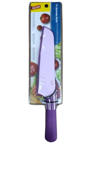GLAD FRESH TPR HANDLE 7IN SANTUKO KNIFE