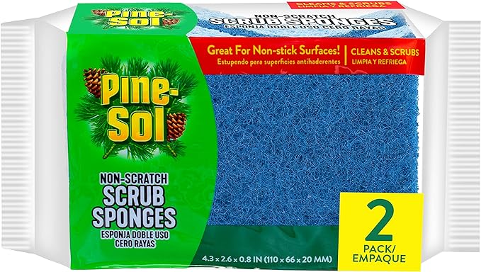 PINE-SOL NON-SCRATCH  SCRUB SPONGE 2PK