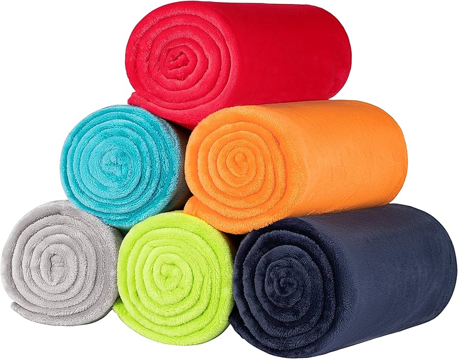 DAHDOUL QUEEN SOLID FLANNEL MEGA THROW