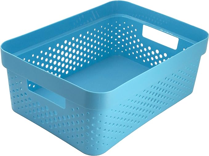 GLAD STORAGE BASKET 2GAL/9LBLUE w/S1OC