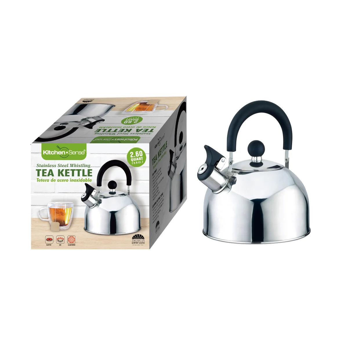 kitchen sense 2.5 Liter S.S Whistling Tea Kettle