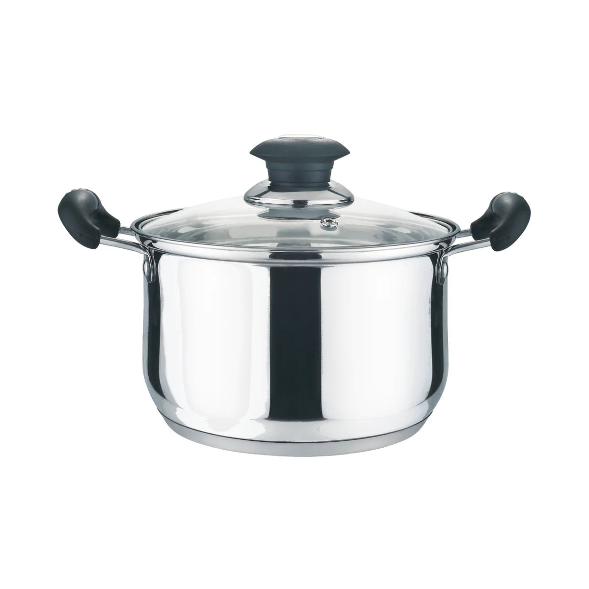 6.5QT S.S. Sauce Pot with Glass Lid (6)