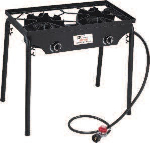 ZPL DOBLE HIGH PRESSURE BURNER WITH STAND 1PC