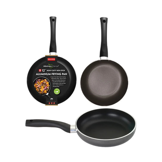 KITCHEN SENSE 12" Heavy Duty Non-Stick Fry Pan