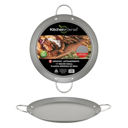 KITCHEN SENSE 11 CARBON STEEL NON STICK ROUND COMAL