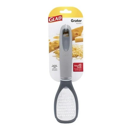 Glad  Grater  W Easy Grip  Handle  Grey