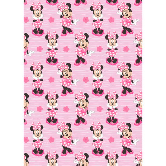 DAHDOUL "MINNIE THUMBS UP" MINNIE TWIN DISNEY FLANNEL ROTARY BLANKET