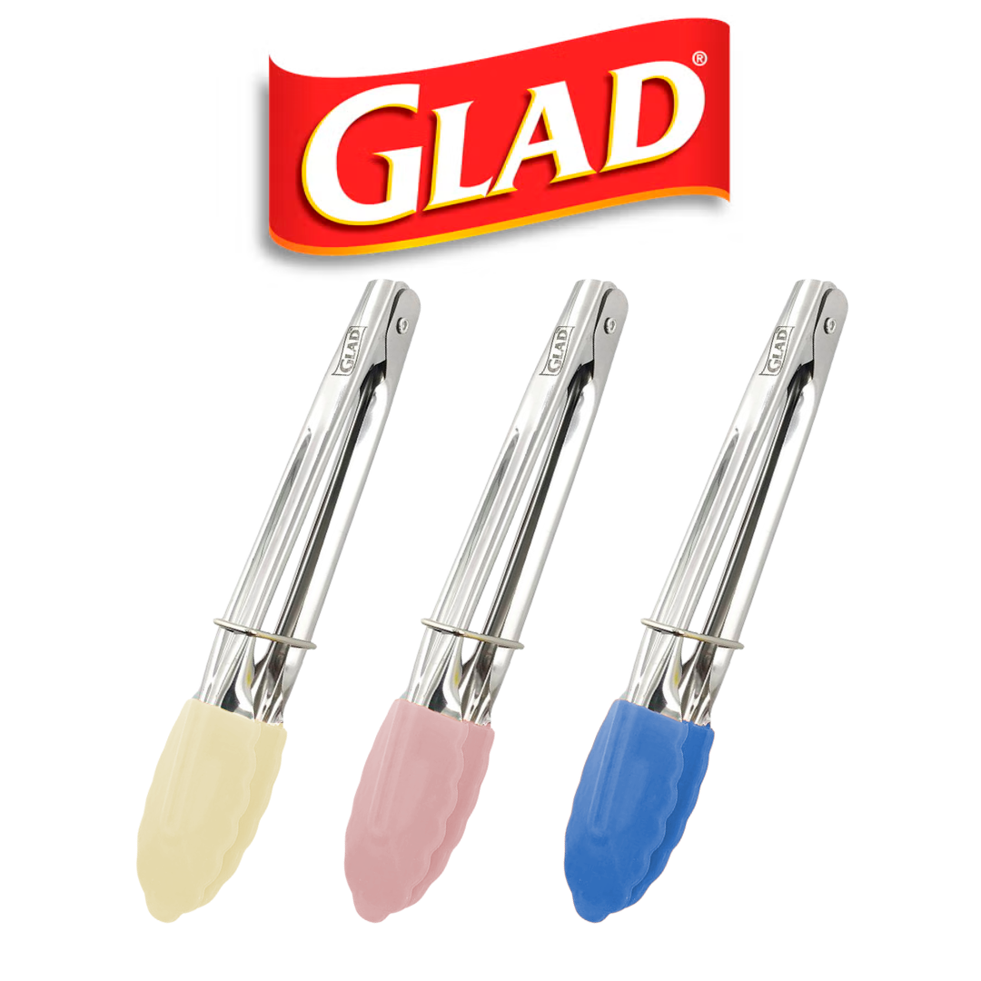 GLAD MINI TONGS 4PC SET