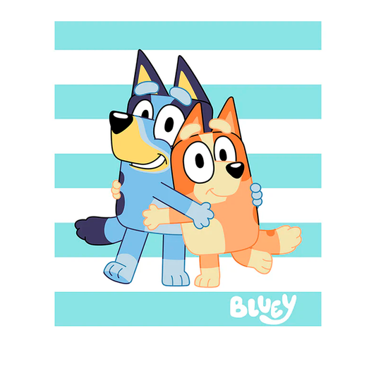 DAHDOUL "HUGS" BLUEY TWIN/FULL BBC RACHELLE BLANKET