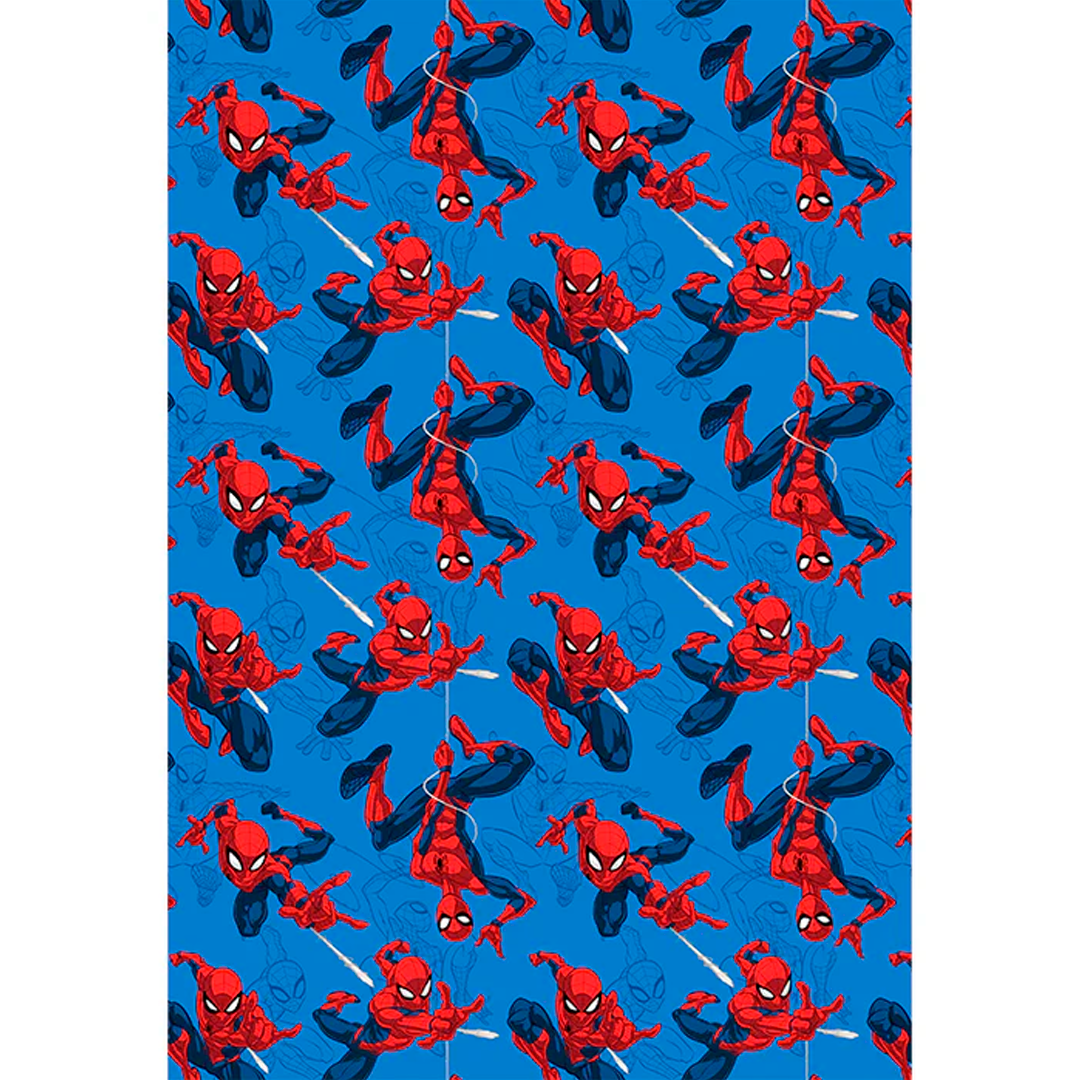 DAHDOUL "WEB LINES" SPIDERMAN TWIN MARVEL FLANNEL ROTARY BLANKET