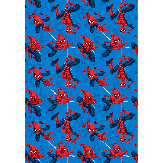 DAHDOUL "WEB LINES" SPIDERMAN TWIN MARVEL FLANNEL ROTARY BLANKET