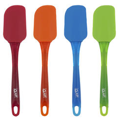 GLAD STLICON SPOONTULA CLEAR HANDLE ASST CLR TUB
