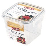 GLAD FOOD STORAGE CONTAINER SQUARE 1.2L/5CUP