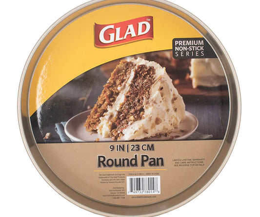 GLAD PREMIUM ROUND PAN GOLD 9in
