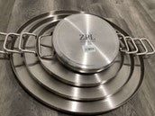 ZPL 60 cm S/S Double Bottom Flat Comal (2 PC/CS)