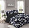 DAHDOUL Jumbo King Cozy Cloud AssortA 3ply Borrego Blanket
