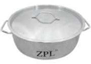 ZPL 42 Qt Stainless Steel Low Pot Double Bottom (1 PC/CS)