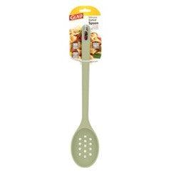 GLAD FULL SILICONE SLOTTED SPOON PISTACHIO