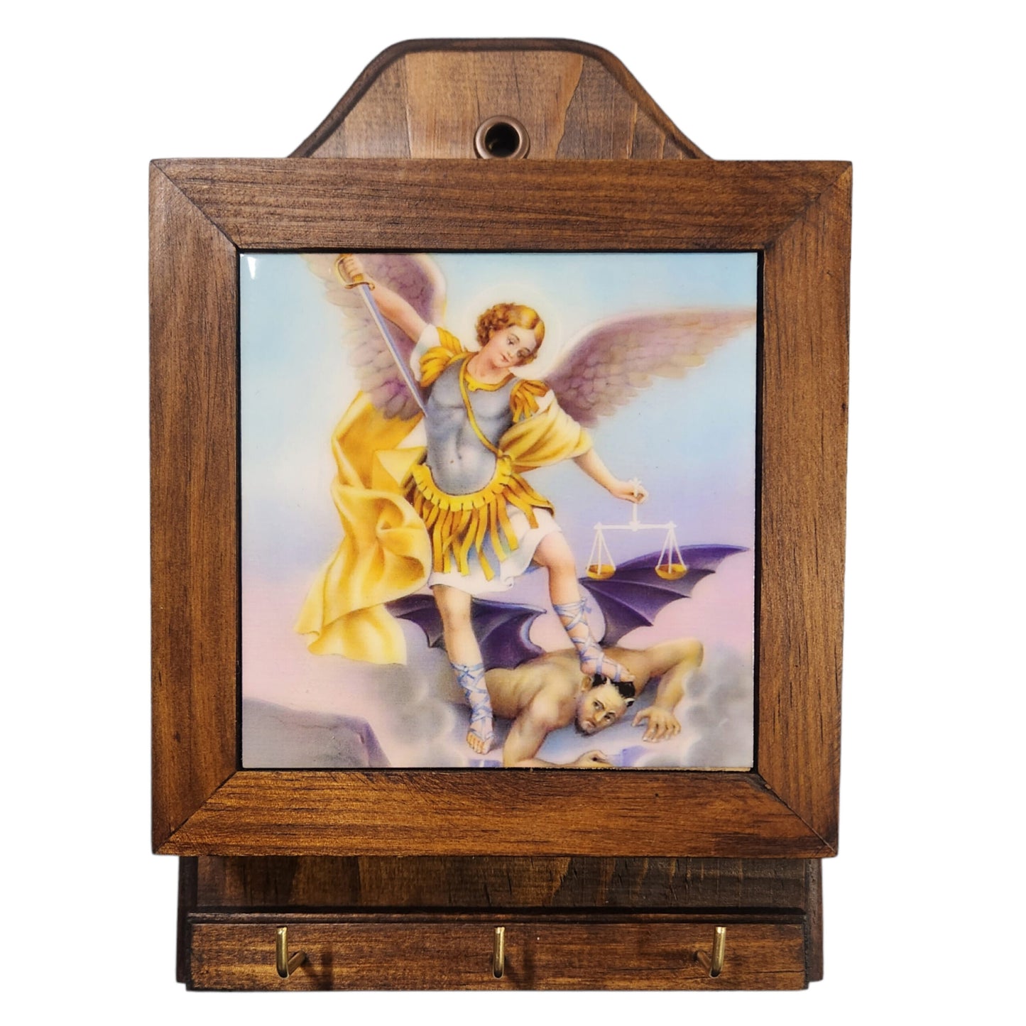 Porta Llave Fino -Saint Michael Archangel