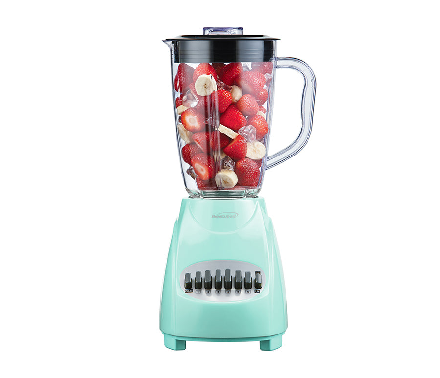 Brentwood 12-Speed Plus Pulse Blender, Blue