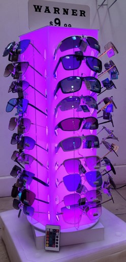 Acrylic Counter Display for Sunglasses with