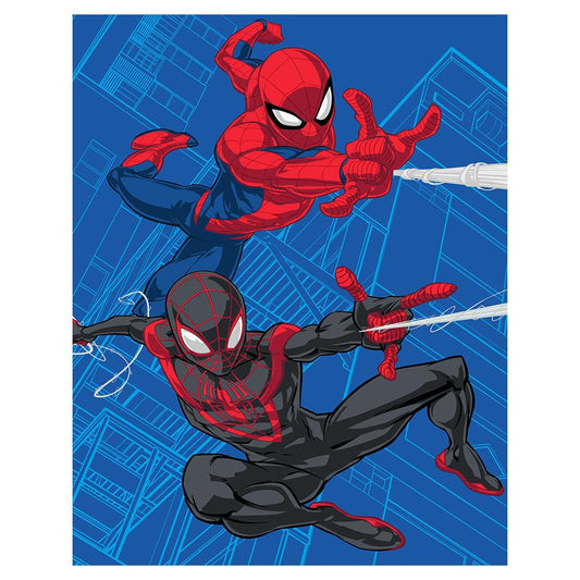 DAHDOUL "TEAM UP" SPIDERMAN TWIN MARVEL RACHELLE BLANKET