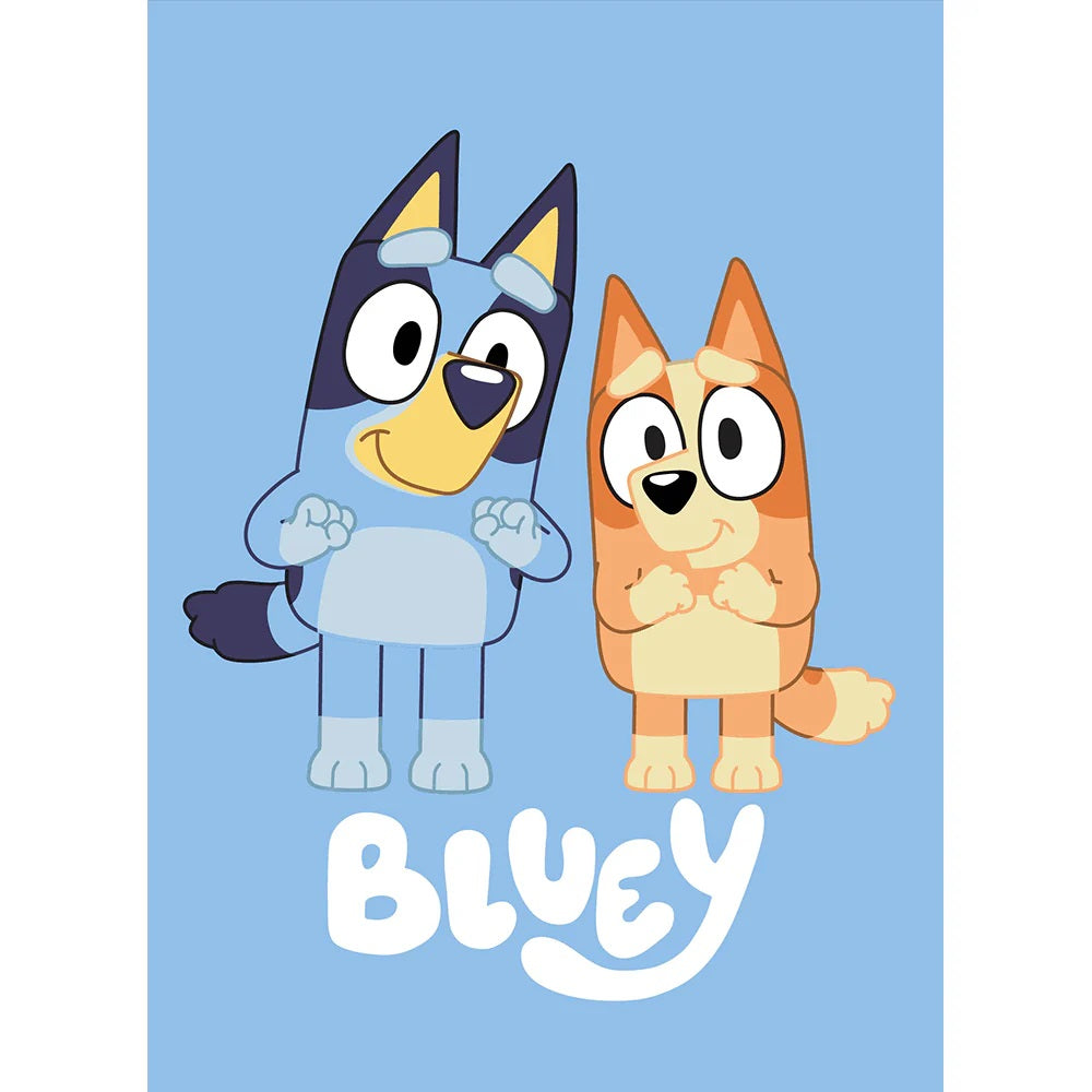 DAHDOUL "AGAIN" BLUEY TWIN/FULL BBC RACHELLE BLANKET
