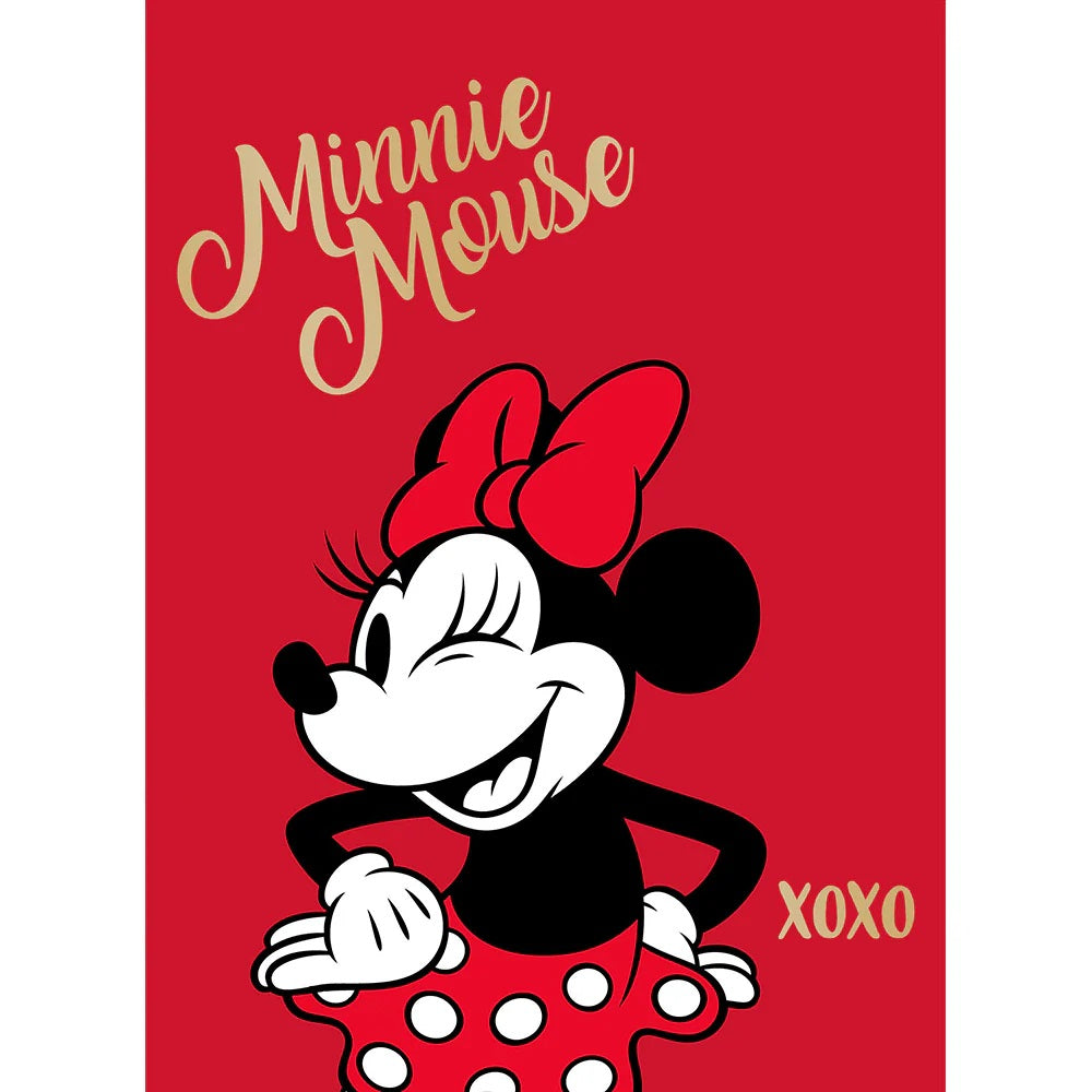DAHDOUL "XOXO" Minnie Twin/Full Disney Rachelle Blanket