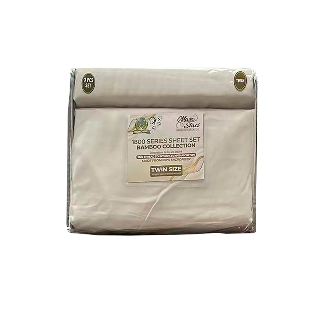 DAHDOUL QUEEN SOLID ASSORT. BAMBOO COLLECTION BED SHEET