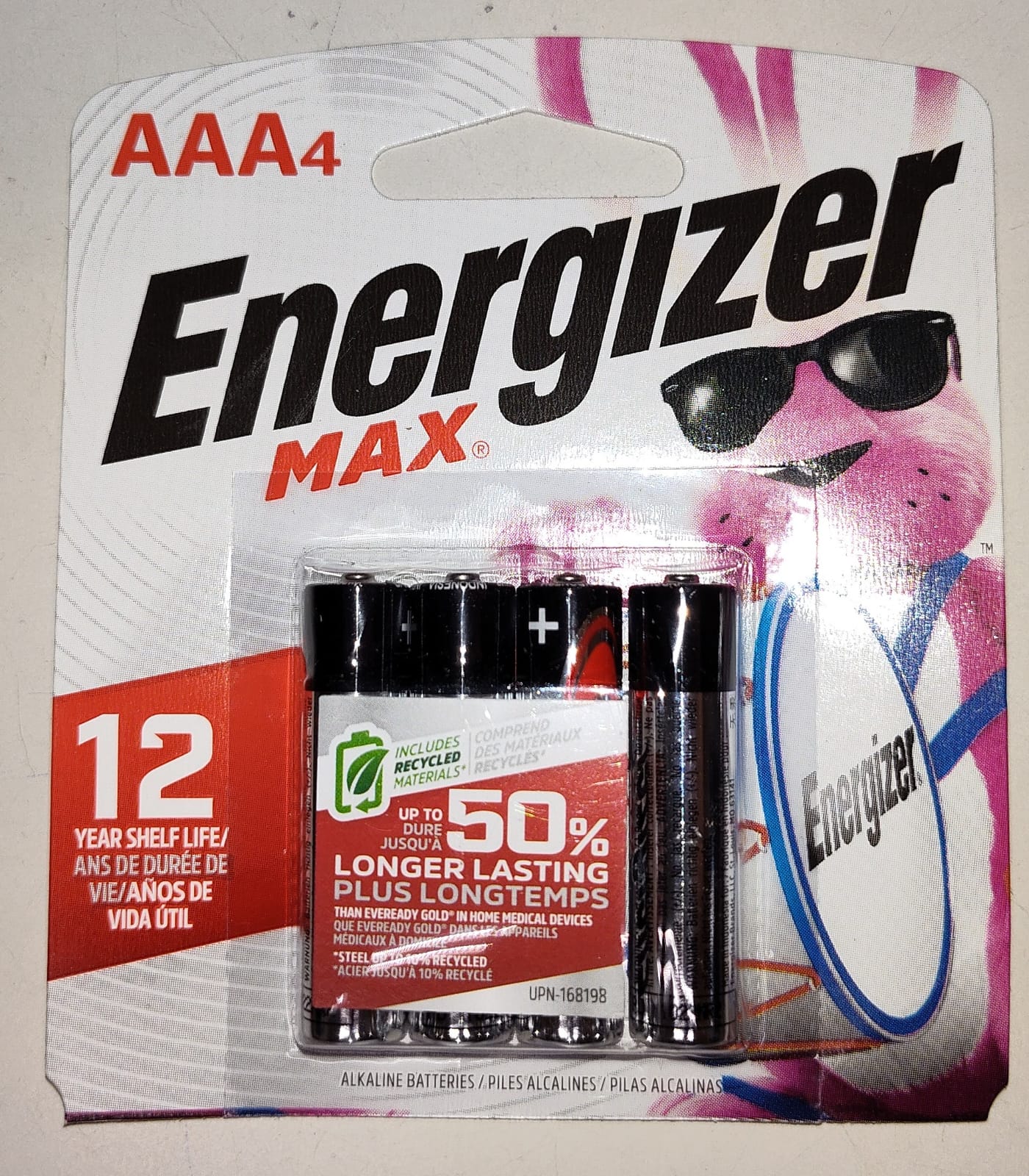 Energizer Alkaline AAA 4PK